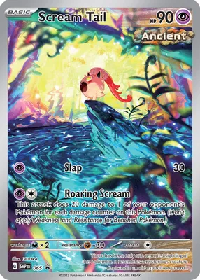 Scream Tail - 065 from SV: Scarlet & Violet Promo Cards