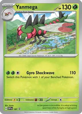 Yanmega - 187 (Cosmos Holo) from SV: Scarlet & Violet Promo Cards