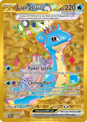 Lapras ex - 164 from SV: Scarlet & Violet Promo Cards