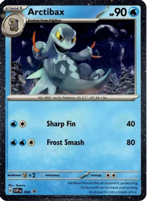 Arctibax - 064 (Cosmos Holo) from SV: Scarlet & Violet Promo Cards