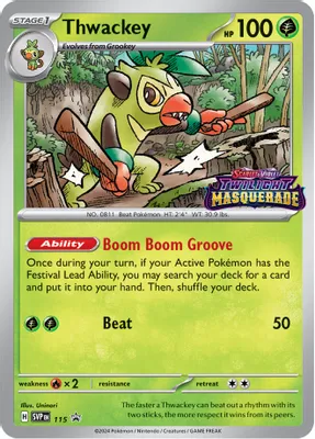 Thwackey - 115 from SV: Scarlet & Violet Promo Cards