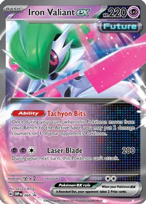 Iron Valiant ex - 068 from SV: Scarlet & Violet Promo Cards