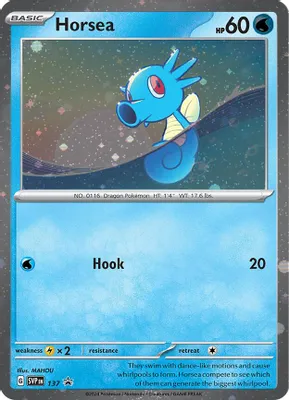 Horsea - 137 (Cosmo Holo) from SV: Scarlet & Violet Promo Cards