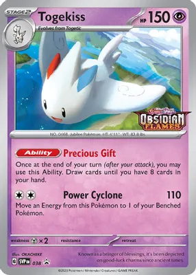 Togekiss - 038 (Prerelease) from SV: Scarlet & Violet Promo Cards