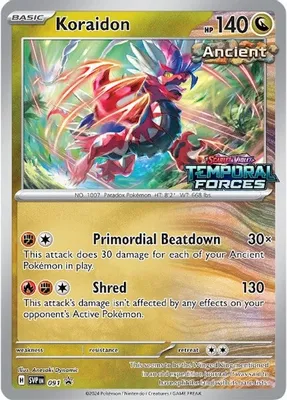 Koraidon - 091 (Prerelease) from SV: Scarlet & Violet Promo Cards