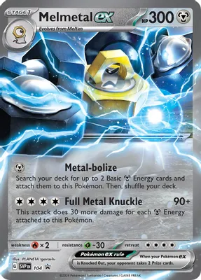 Melmetal ex - 104 from SV: Scarlet & Violet Promo Cards