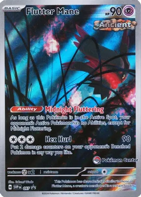 Flutter Mane - 097 (Pokemon Center) from SV: Scarlet & Violet Promo Cards