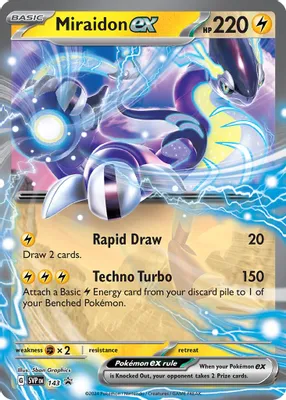 Miraidon ex - 143 from SV: Scarlet & Violet Promo Cards