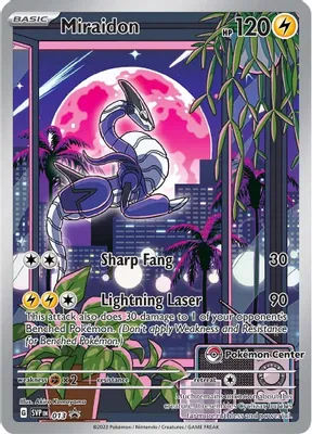 Miraidon - 013 (Pokemon Center Exclusive) from SV: Scarlet & Violet Promo Cards