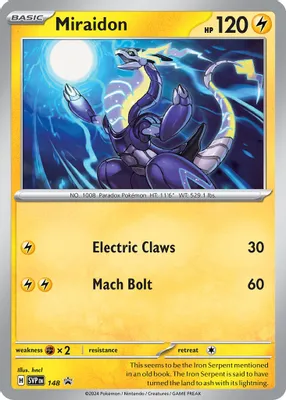 Miraidon - 148 from SV: Scarlet & Violet Promo Cards