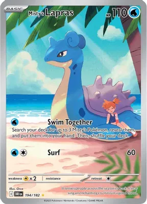 Misty's Lapras - 194/182 from SV10: Destined Rivals