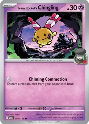 Team Rocket's Chingling from SV10: Destined Rivals