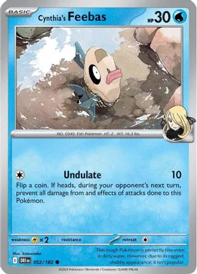 Cynthia's Feebas from SV10: Destined Rivals
