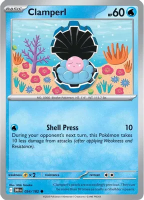 Clamperl - 054/182 from SV10: Destined Rivals