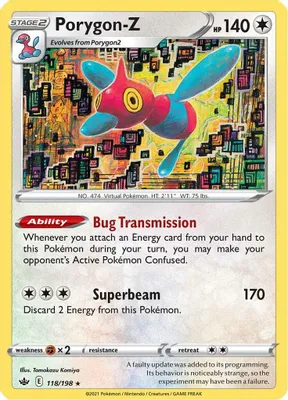 Porygon-Z from SWSH06: Chilling Reign