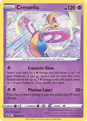 Cresselia from SWSH06: Chilling Reign