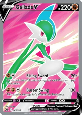 Gallade V (Full Art) from SWSH11: Lost Origin