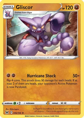 Gliscor from SWSH11: Lost Origin