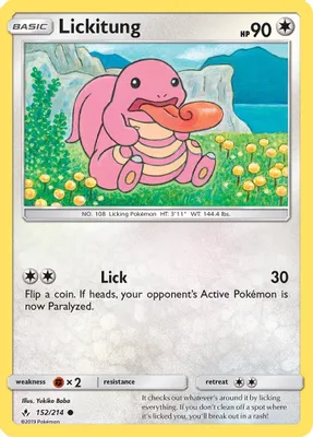 Lickitung from SM - Unbroken Bonds