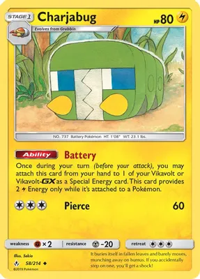 Charjabug from SM - Unbroken Bonds