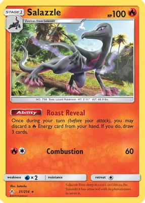 Salazzle from SM - Unbroken Bonds