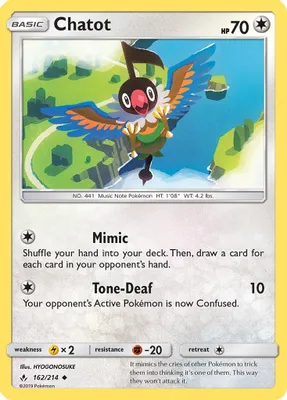 Chatot from SM - Unbroken Bonds