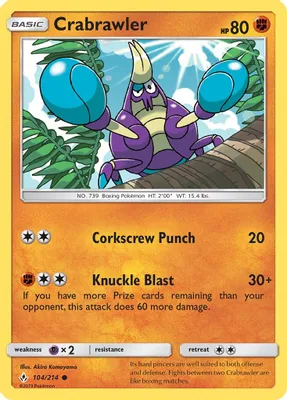 Crabrawler from SM - Unbroken Bonds