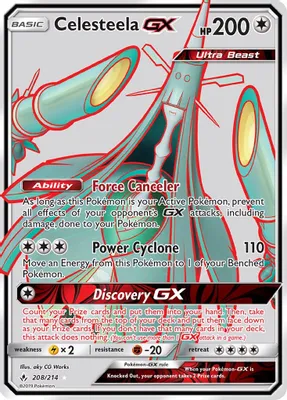 Celesteela GX (Full Art) from SM - Unbroken Bonds