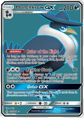 Honchkrow GX (Full Art) from SM - Unbroken Bonds