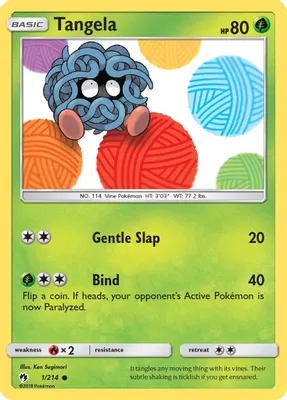Tangela from SM - Lost Thunder