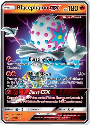 Blacephalon GX from SM - Lost Thunder