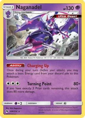 Naganadel from SM - Lost Thunder