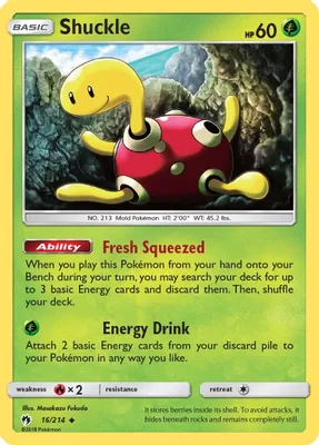 Shuckle from SM - Lost Thunder