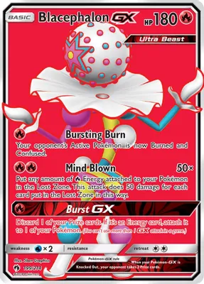 Blacephalon GX (Full Art) from SM - Lost Thunder
