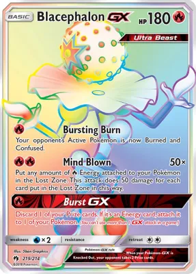 Blacephalon GX (Secret) from SM - Lost Thunder