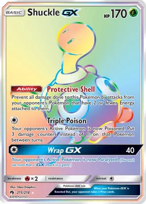 Shuckle GX (Secret) from SM - Lost Thunder