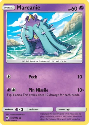 Mareanie (105) from SM - Lost Thunder
