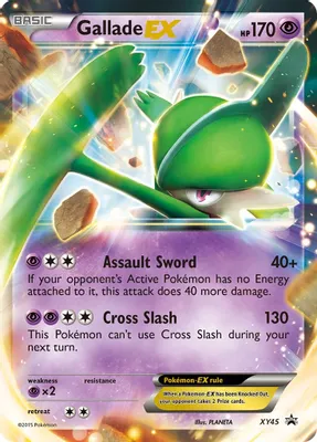 Gallade EX - XY45 from XY Promos