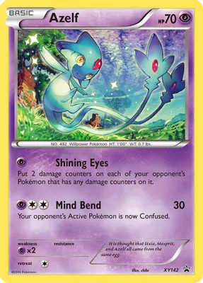 Azelf - XY142 from XY Promos