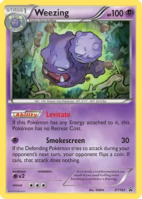 Weezing - XY163 from XY Promos