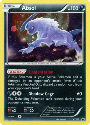 Absol - XY178 from XY Promos