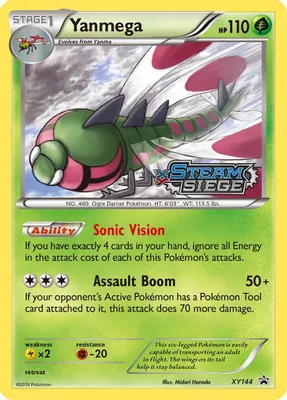 Yanmega (XY Steam Siege Prerelease) from XY Promos