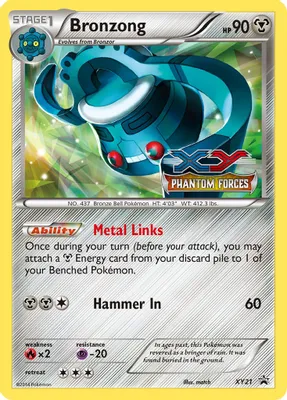 Bronzong - XY21 (Prerelease) from XY Promos