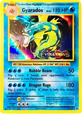 Gyarados - 34/108 (Prerelease) [Staff] from XY Promos
