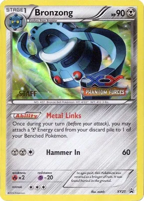 Bronzong - XY21 (Prerelease) [Staff] from XY Promos