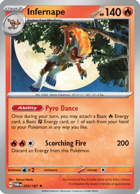 Infernape - 033/167 from SV06: Twilight Masquerade