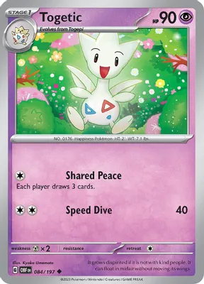 Togetic from SV03: Obsidian Flames