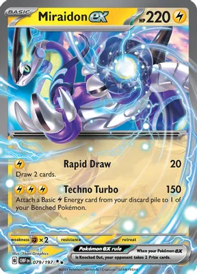 Miraidon ex from SV03: Obsidian Flames