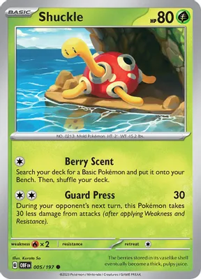 Shuckle from SV03: Obsidian Flames