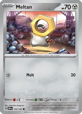Meltan from SV03: Obsidian Flames